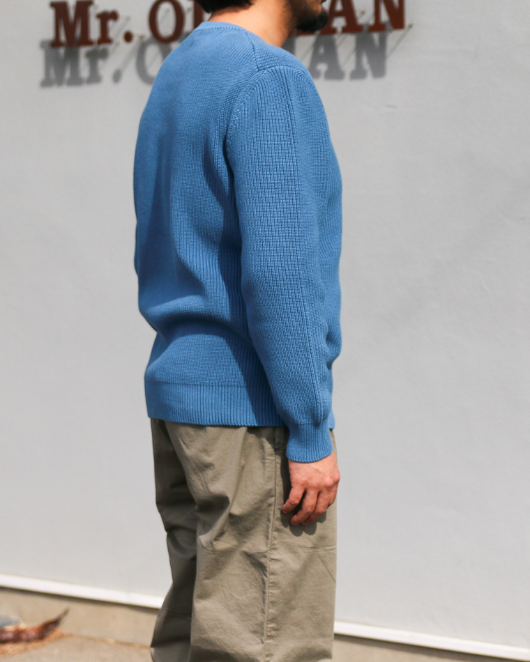 MOON CASTLE ムーンキャッスル CO1 Cotton Heavy-weight Crewneck Ajisai