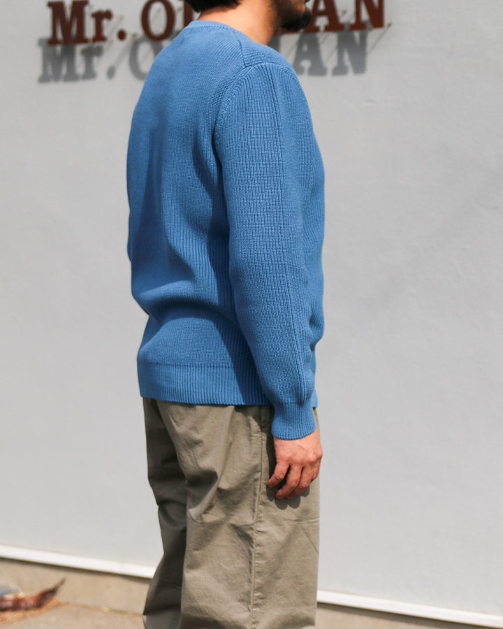 MOON CASTLE ムーンキャッスル CO1 Cotton Heavy-weight Crewneck Ajisai