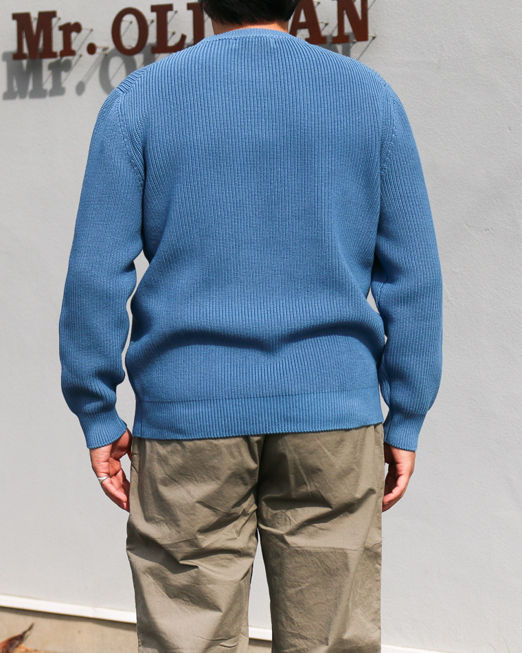 MOON CASTLE ムーンキャッスル CO1 Cotton Heavy-weight Crewneck Ajisai