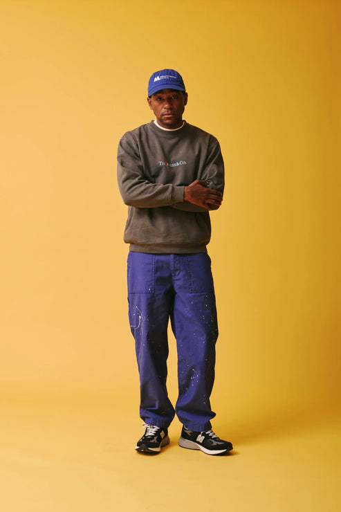 melple Carpenter Pants Painted La Blue