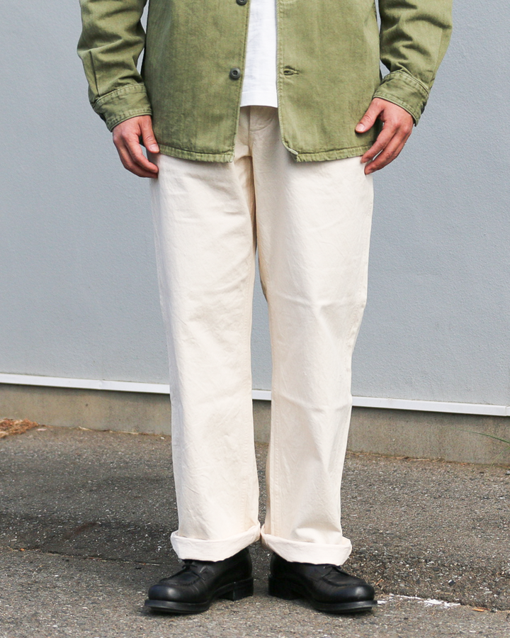 FOB factory F0546 BIG CHINO Ecru