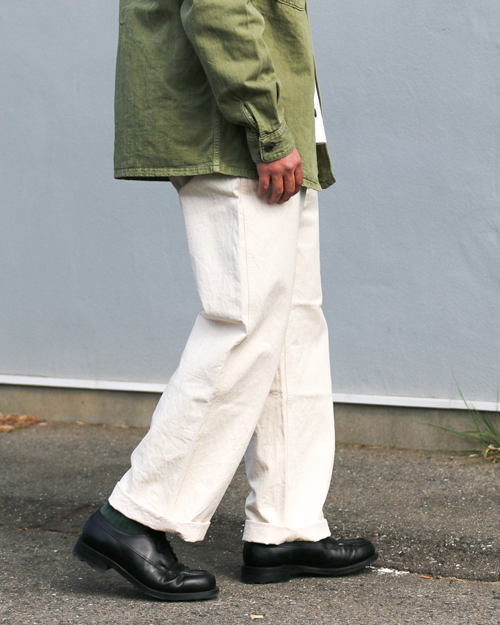 FOB factory F0546 BIG CHINO Ecru