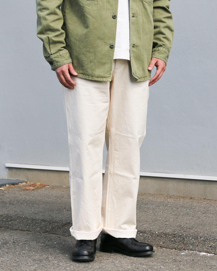 FOB factory F0546 BIG CHINO Ecru