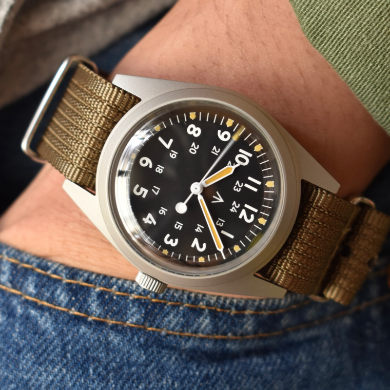 BARK OUTSIDERS Naval Watch HOWL 002 collaboration Authentic Field Watch
