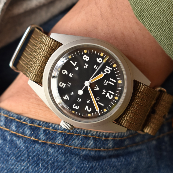 BARK OUTSIDERS Naval Watch HOWL 002 collaboration Authentic Field Watch