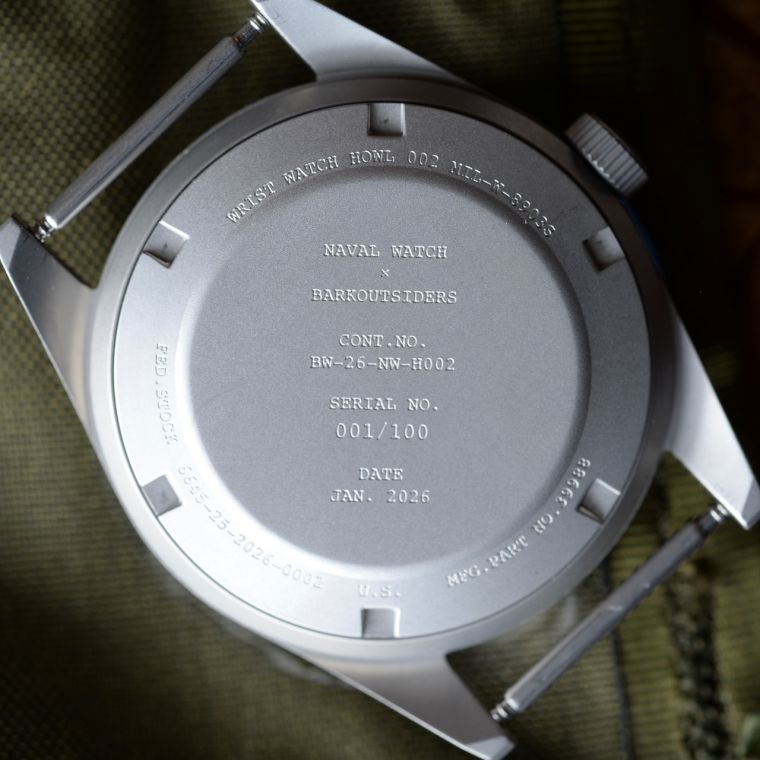 BARK OUTSIDERS Naval Watch HOWL 002 collaboration Authentic Field Watch