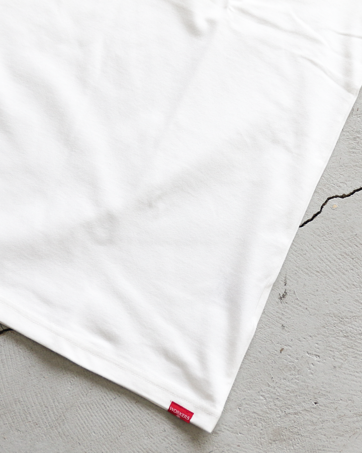 WORKERS 2 PLY T, REGULAR Fit, White