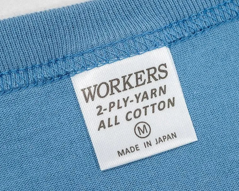 WORKERS 2 PLY T, REGULAR Fit, Numa Blue