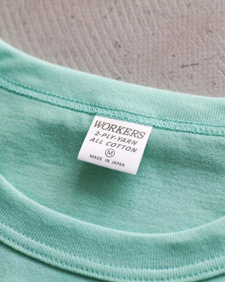 WORKERS 2 PLY T, REGULAR Fit, Fuji Green
