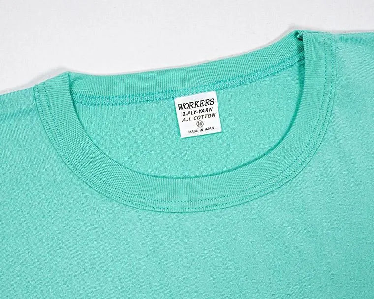 WORKERS 2 PLY T, REGULAR Fit, Fuji Green