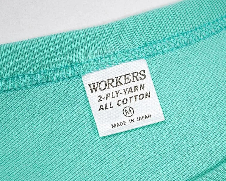 WORKERS 2 PLY T, REGULAR Fit, Fuji Green