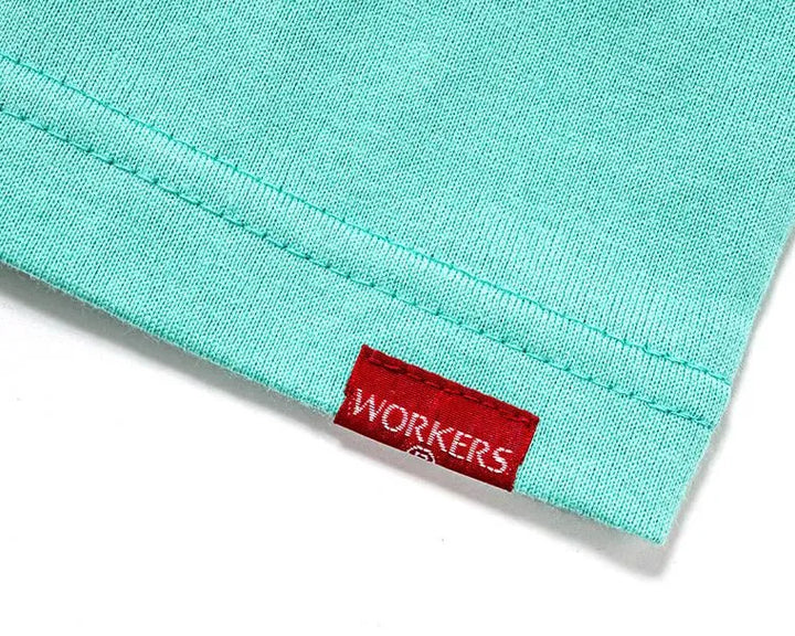 WORKERS 2 PLY T, REGULAR Fit, Fuji Green