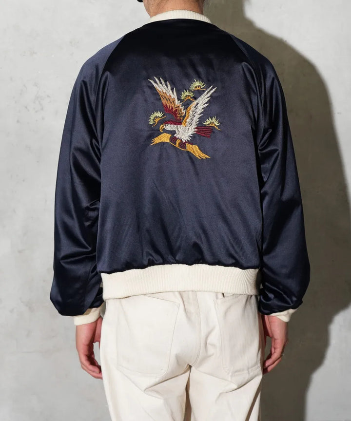 THRIFTY LOOK スリフティルック FRANCE SOUVENIR BLOUSON Navy×Navy