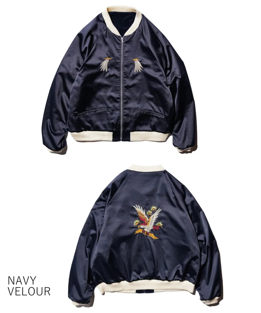 THRIFTY LOOK スリフティルック FRANCE SOUVENIR BLOUSON Navy×Navy
