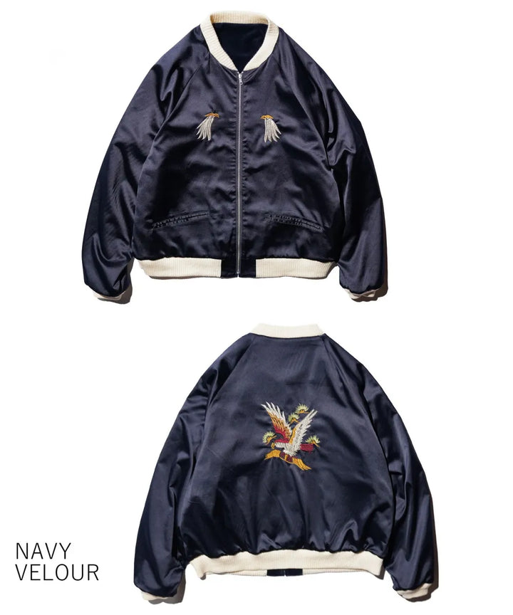 THRIFTY LOOK スリフティルック FRANCE SOUVENIR BLOUSON Navy×Navy