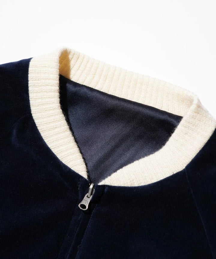 THRIFTY LOOK スリフティルック FRANCE SOUVENIR BLOUSON Navy×Navy