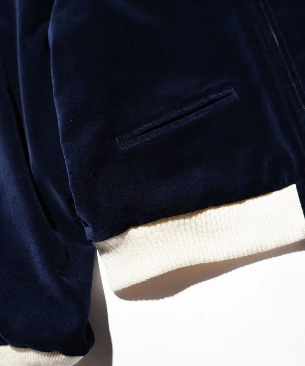 THRIFTY LOOK スリフティルック FRANCE SOUVENIR BLOUSON Navy×Navy