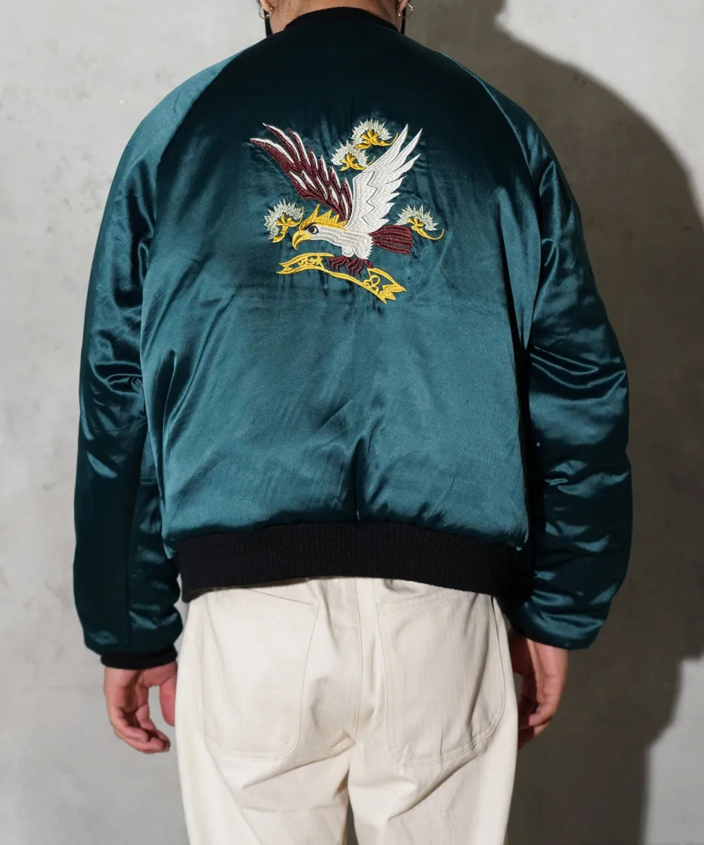THRIFTY LOOK スリフティルック SONDRESTROM SOUVENIR PADDED BLOUSON Black×Green