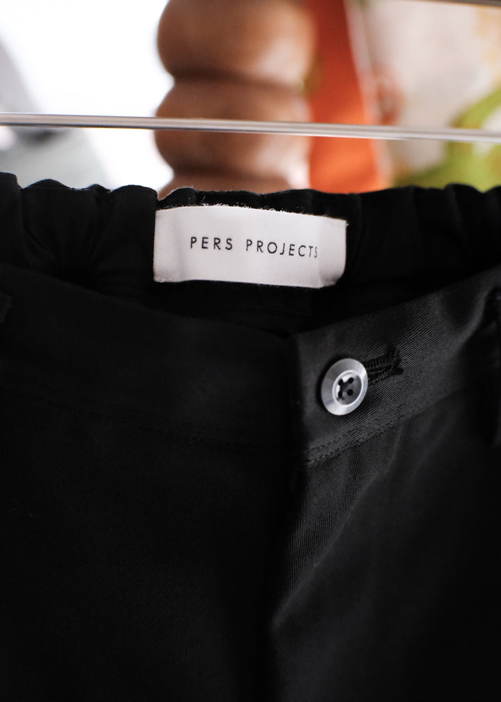 【PATHLOW】PERS PROJECTS パースプロジェクト JENS 2TUCK WIDE TROUSERS BLACK
