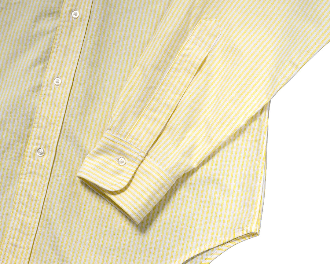WORKERS ワーカーズ 7 Button BD, Stripe OX, Yellow