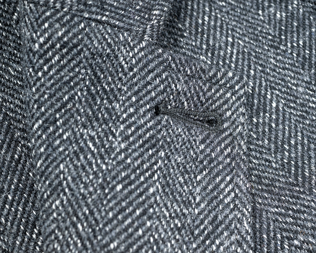 WORKERS ワーカーズ Lounge Jacket, Twisted Herringbone Tweed