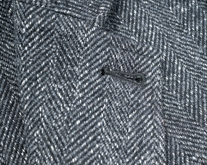 WORKERS ワーカーズ Lounge Jacket, Twisted Herringbone Tweed
