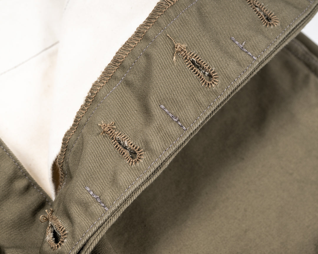 WORKERS ワーカーズ Officer Trousers, Regular Fit, 8 oz Hunter Green Chino