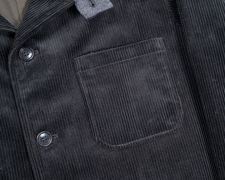 WORKERS ワーカーズ Forestier, Heavy Corduroy, Black