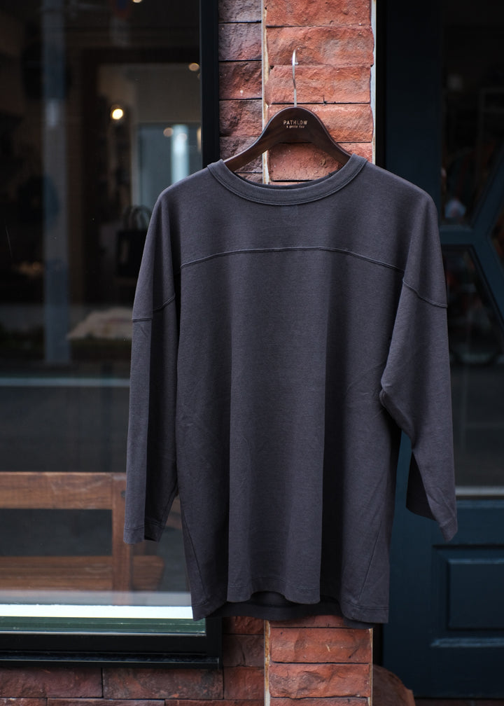 【PATHLOW】Unison Special C/R FOOTBALL TEE BLACK