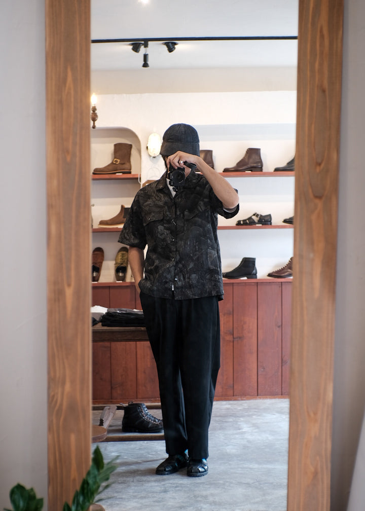 【PATHLOW】MANUAL ALPHABET REAL-TREE CAMO S/S SHIRTS CHARCOAR