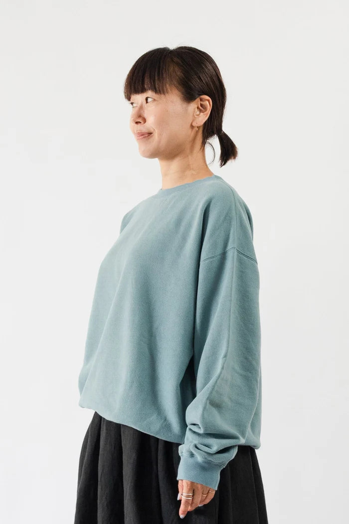 DELICIOUS デリシャス Urban Crew Sweat - BLU