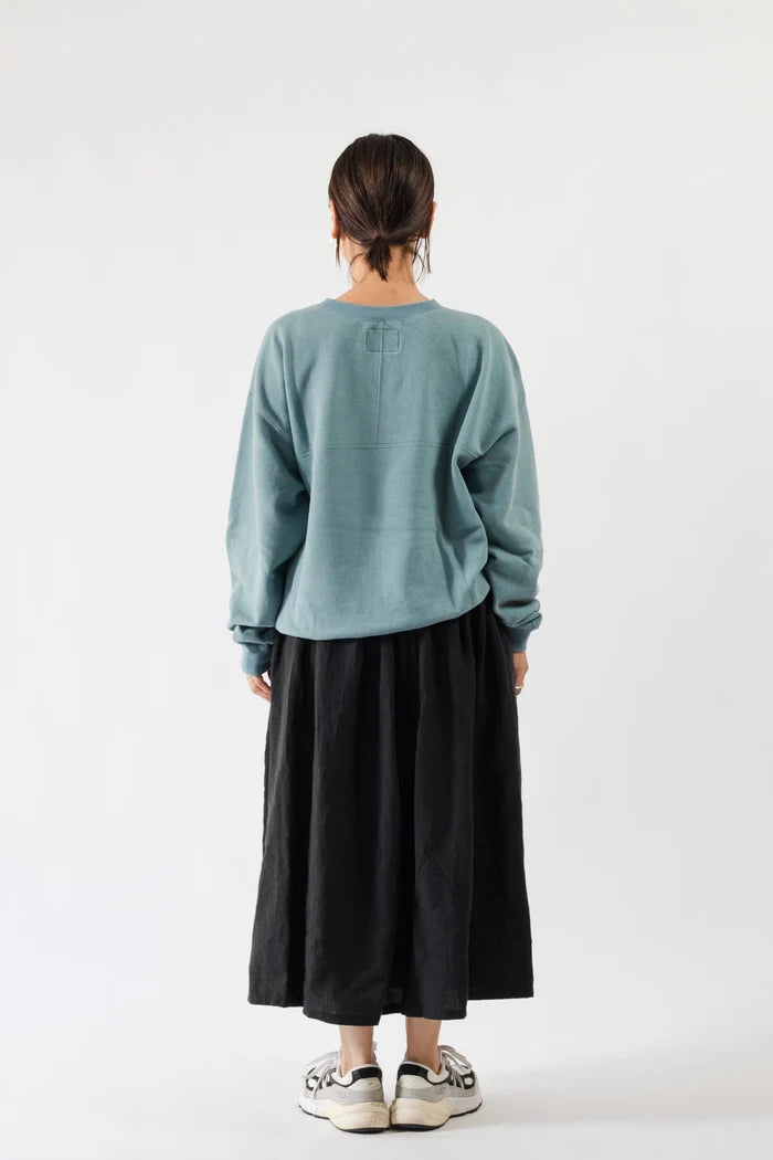 DELICIOUS デリシャス Urban Crew Sweat - BLU