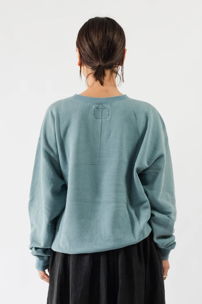 DELICIOUS デリシャス Urban Crew Sweat - BLU