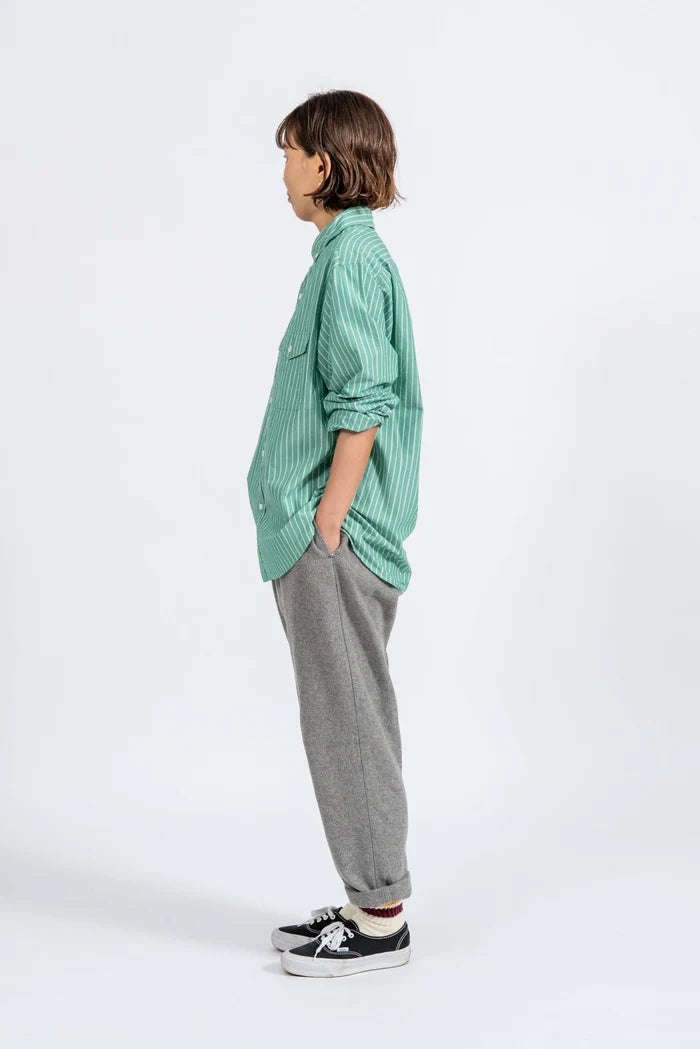 JAMES &amp; CO. STANDARD SHIRT Pujol Relax -Stripe- GRN