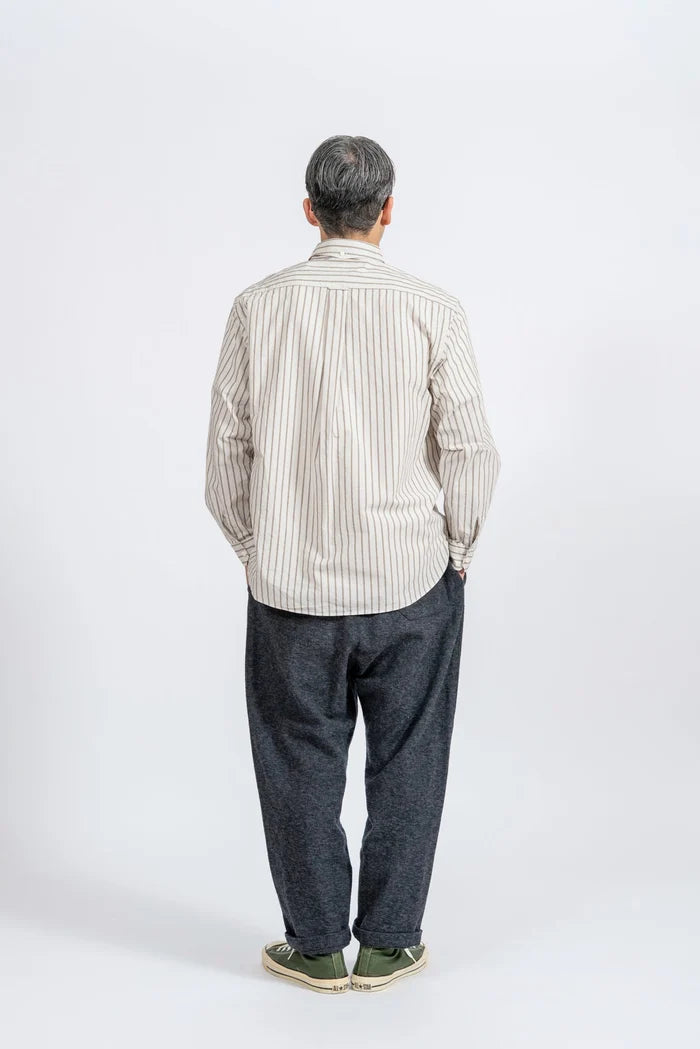 JAMES &amp; CO. STANDARD SHIRT Pujol Relax -Stripe- OFF