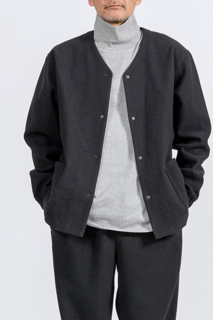 DELICIOUS デリシャス Melton Cardigan - BLK