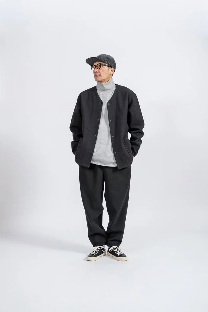 DELICIOUS デリシャス Melton Cardigan - BLK