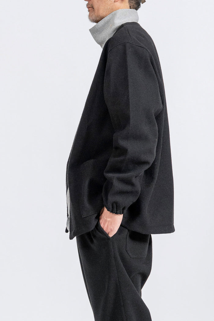 DELICIOUS デリシャス Melton Cardigan - BLK