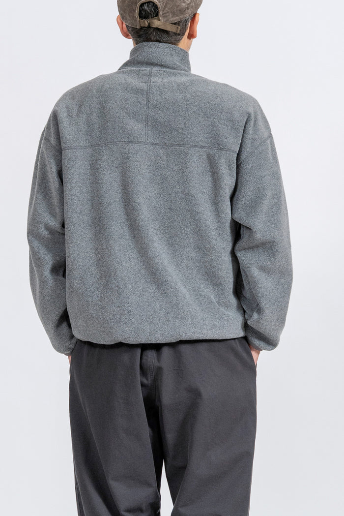 DELICIOUS デリシャス Fleece Snap Pullover - L.GRY