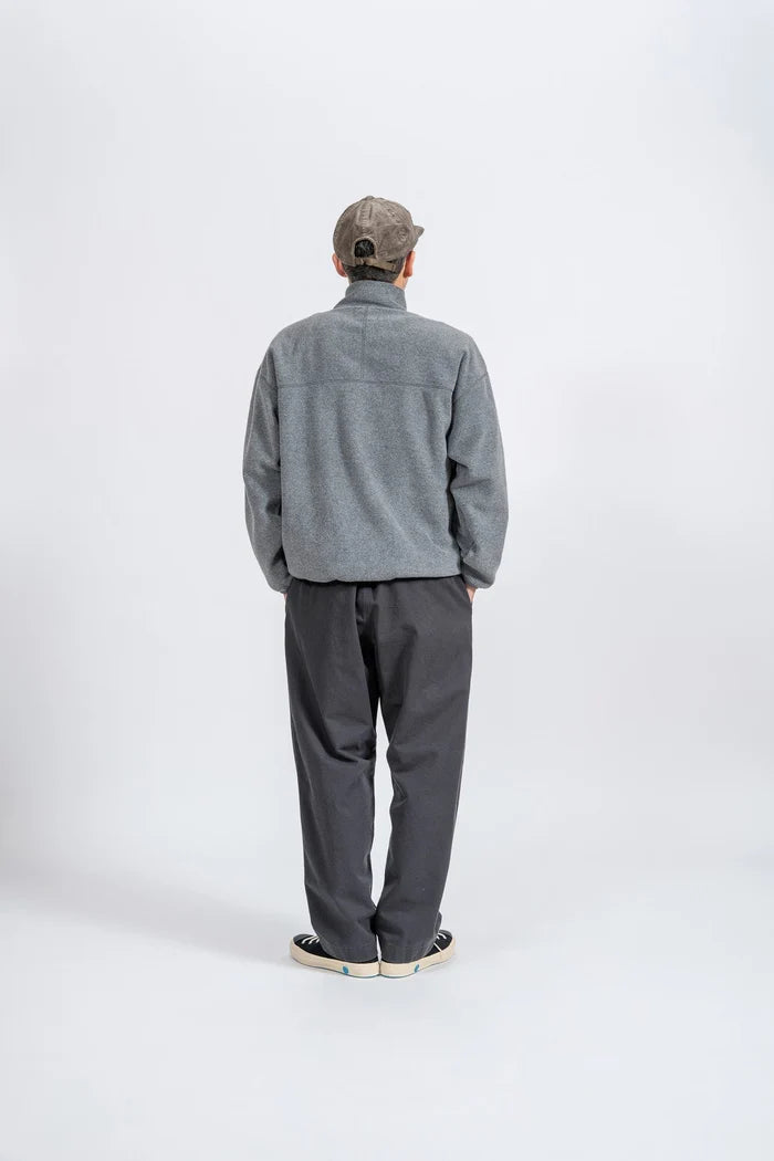 DELICIOUS デリシャス Fleece Snap Pullover - L.GRY