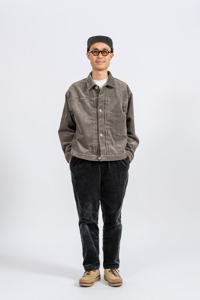 DELICIOUS デリシャス Corduroy 1st Jacket - GRY