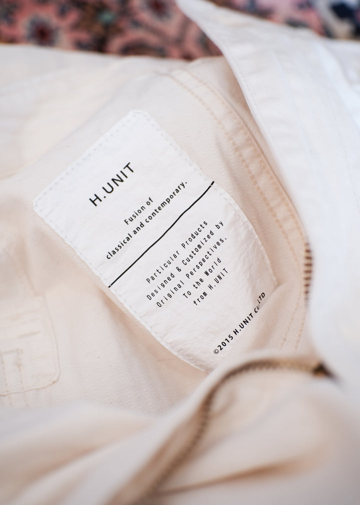 【PATHLOW】H.UNIT エイチユニット HBT military trousers (Used wash) Kinari