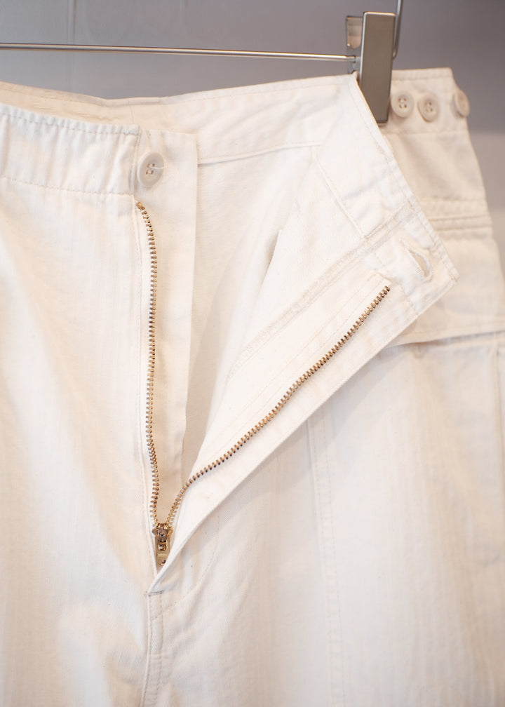 【PATHLOW】H.UNIT エイチユニット HBT military trousers (Used wash) Kinari