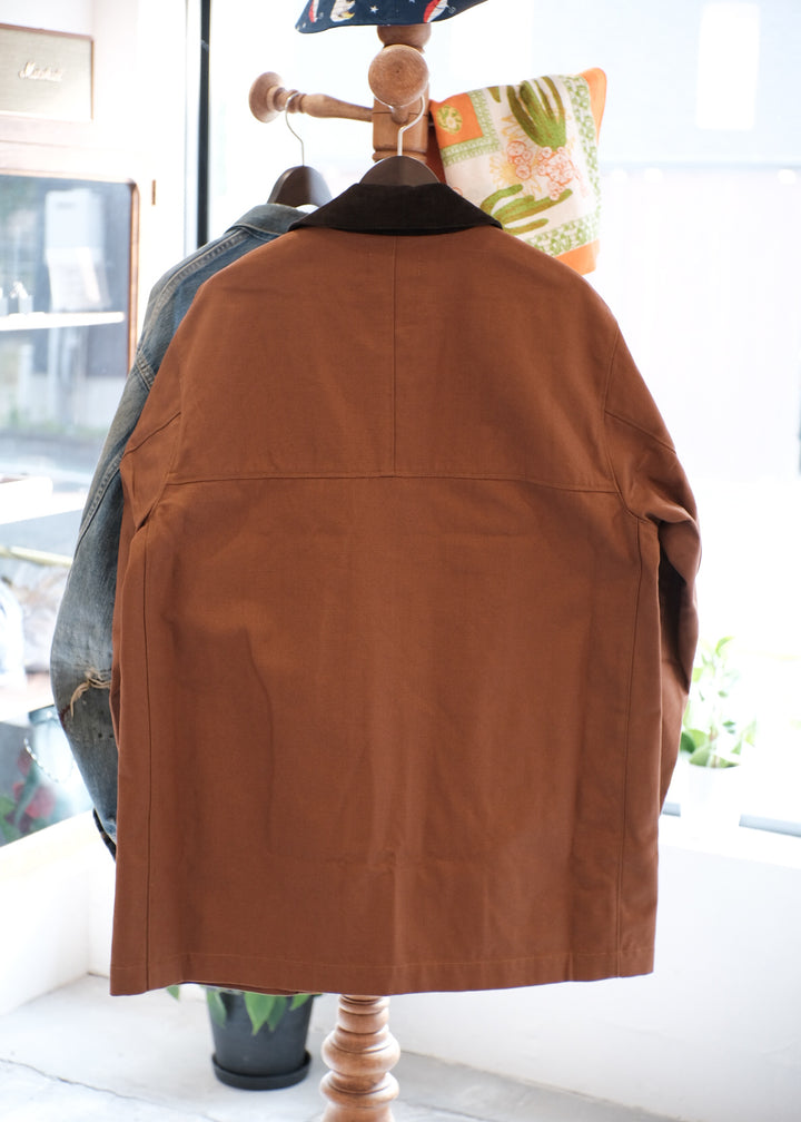 【PATHLOW】MANUAL ALPHABETCOTTON CANVAS WORK JACKET CAMEL
