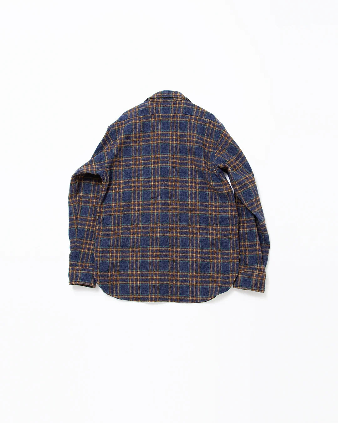 CORONA コロナ CS001 NAVY 1POCKET SHIRT / Navy × Green