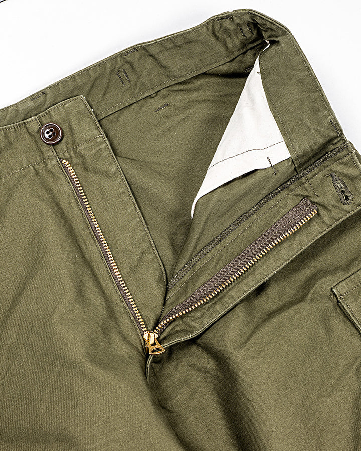 WORKERS ワーカーズ M-65 Trousers Mod, OD Reversed Sateen