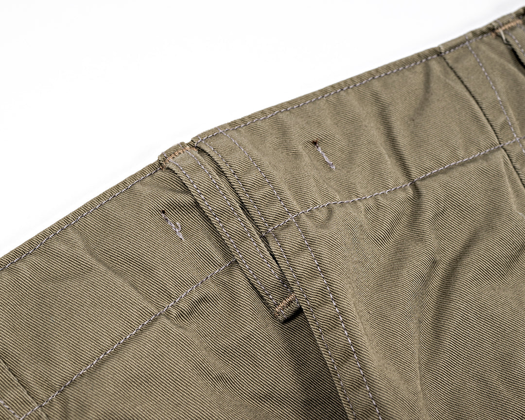 WORKERS ワーカーズ Officer Trousers, Regular Fit, 8 oz Hunter Green Chino