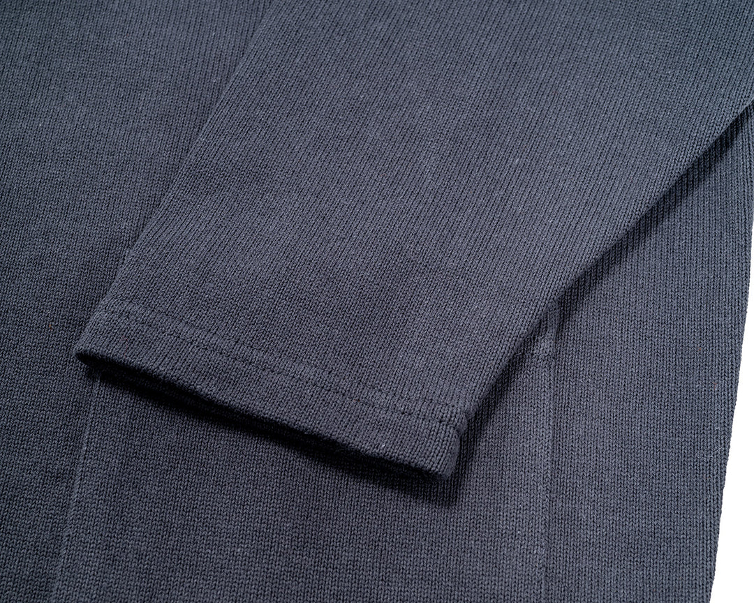 WORKERS ワーカーズ Cotton Relax Cardigan, Fade Black