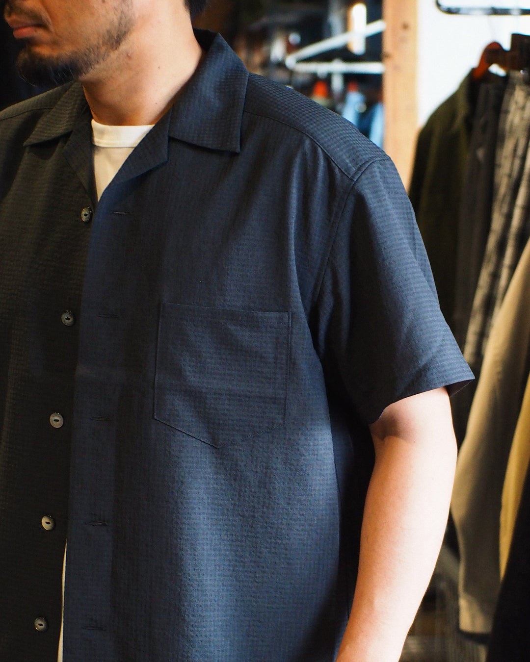 TROPHY CLOTHING "MONOCHROME" Utility S/S Shirt / TR26SS-411 Charcoal