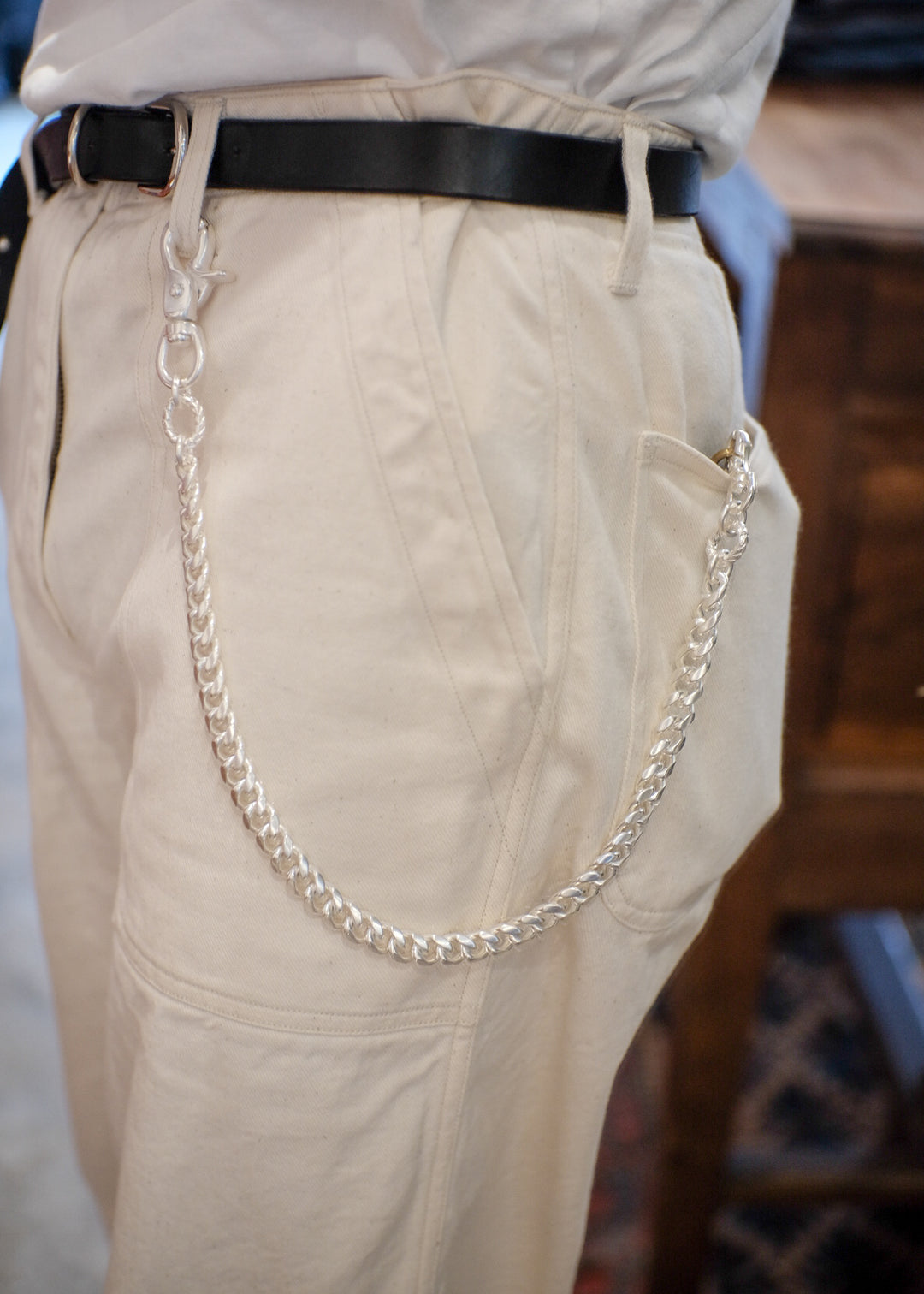 【PATHLOW】púrpura プールプラ Tribal wallet chain brass
